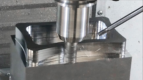 Dynamic milling 1018 steel with indexable tooling