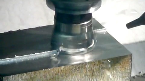 90-degree Face Milling Stainless Steel with a Square Shoulder Shell Mill