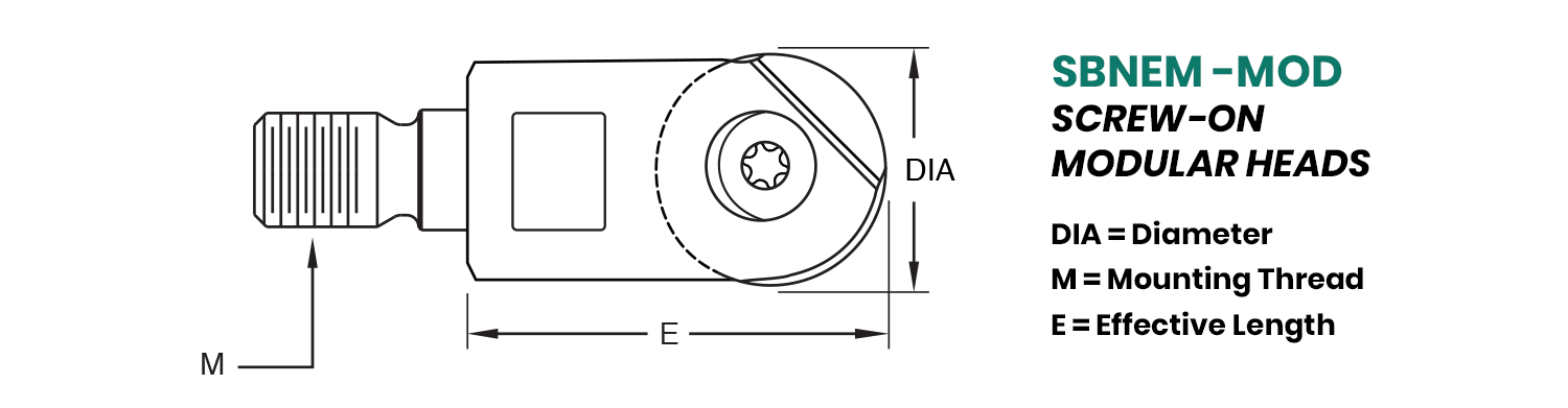 SBN Modular Head dimensions