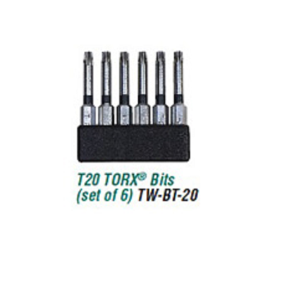 TW-BT-20 T20 X 2 IN. TORX Bit S(6)